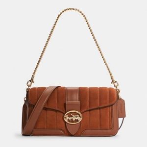 Georgie Shoulder Bag With Linear Quiltiing